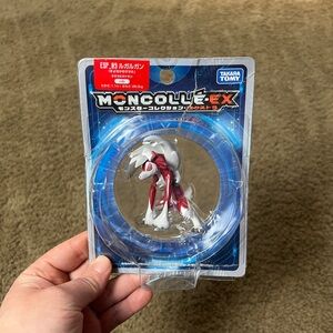 Rare Lycanroc Midnight Japan Pokemon Takara Tomy Moncolle Figurine